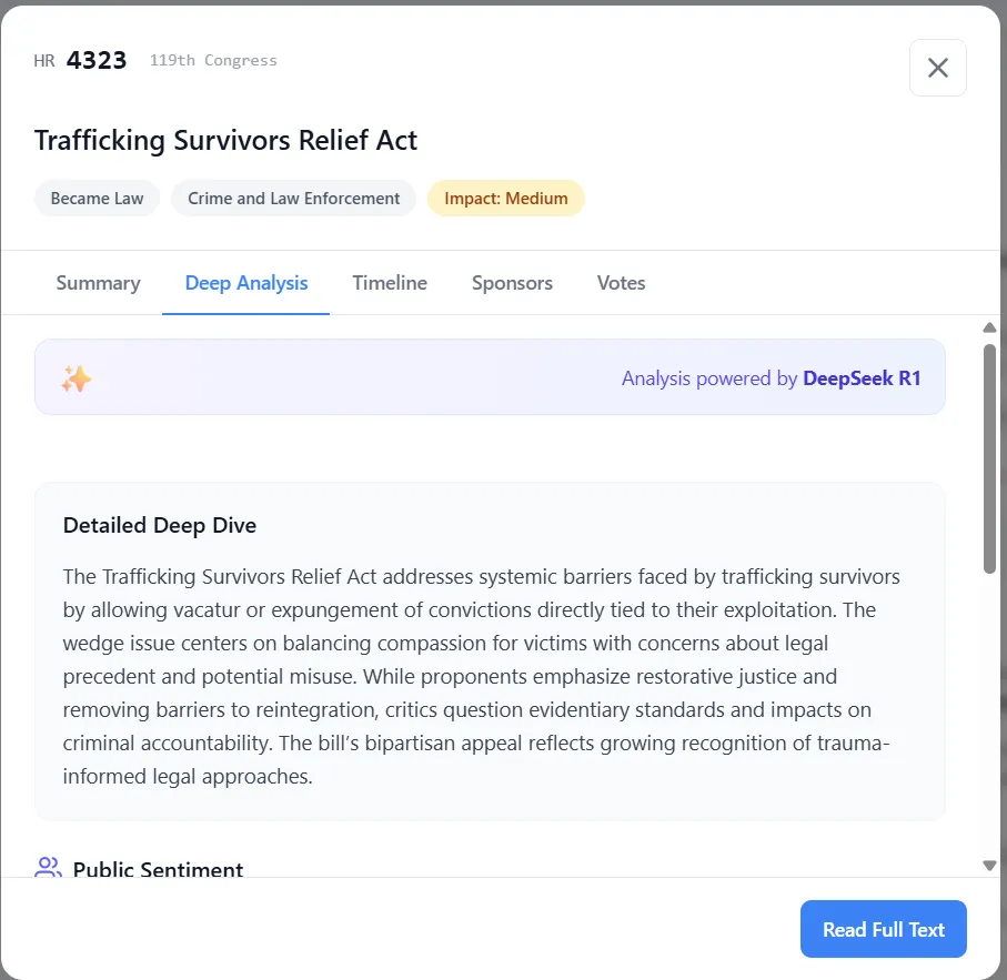 Briefing Feature: Impact Assessment