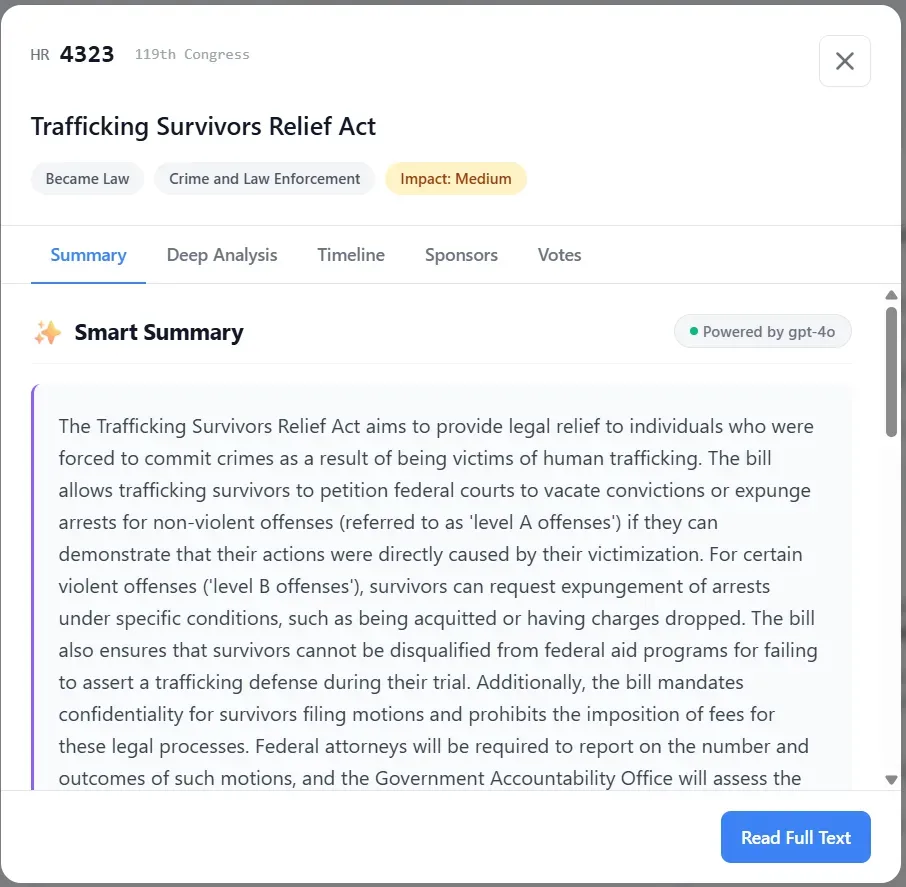 Briefing Feature: Detailed Analysis
